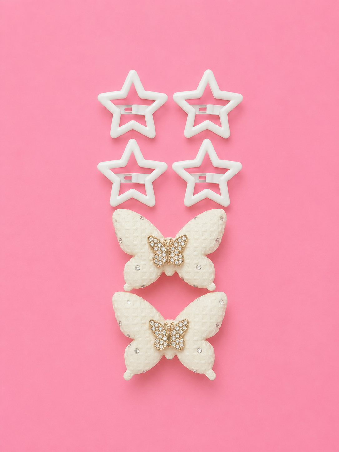 Starlight Butterfly Clip Set