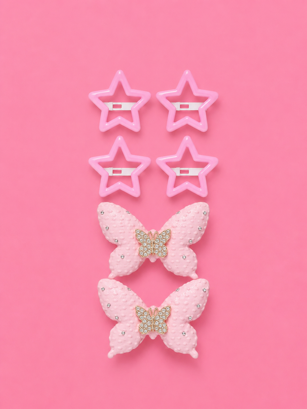 Starlight Butterfly Clip Set