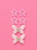Starlight Butterfly Clip Set