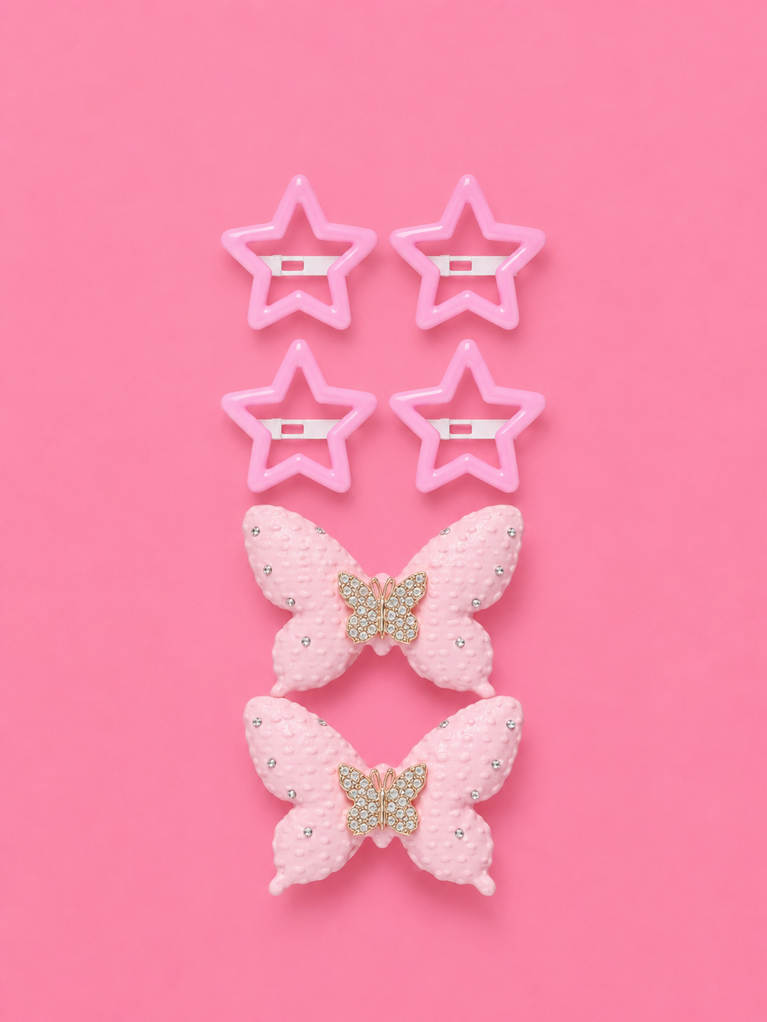 Starlight Butterfly Clip Set