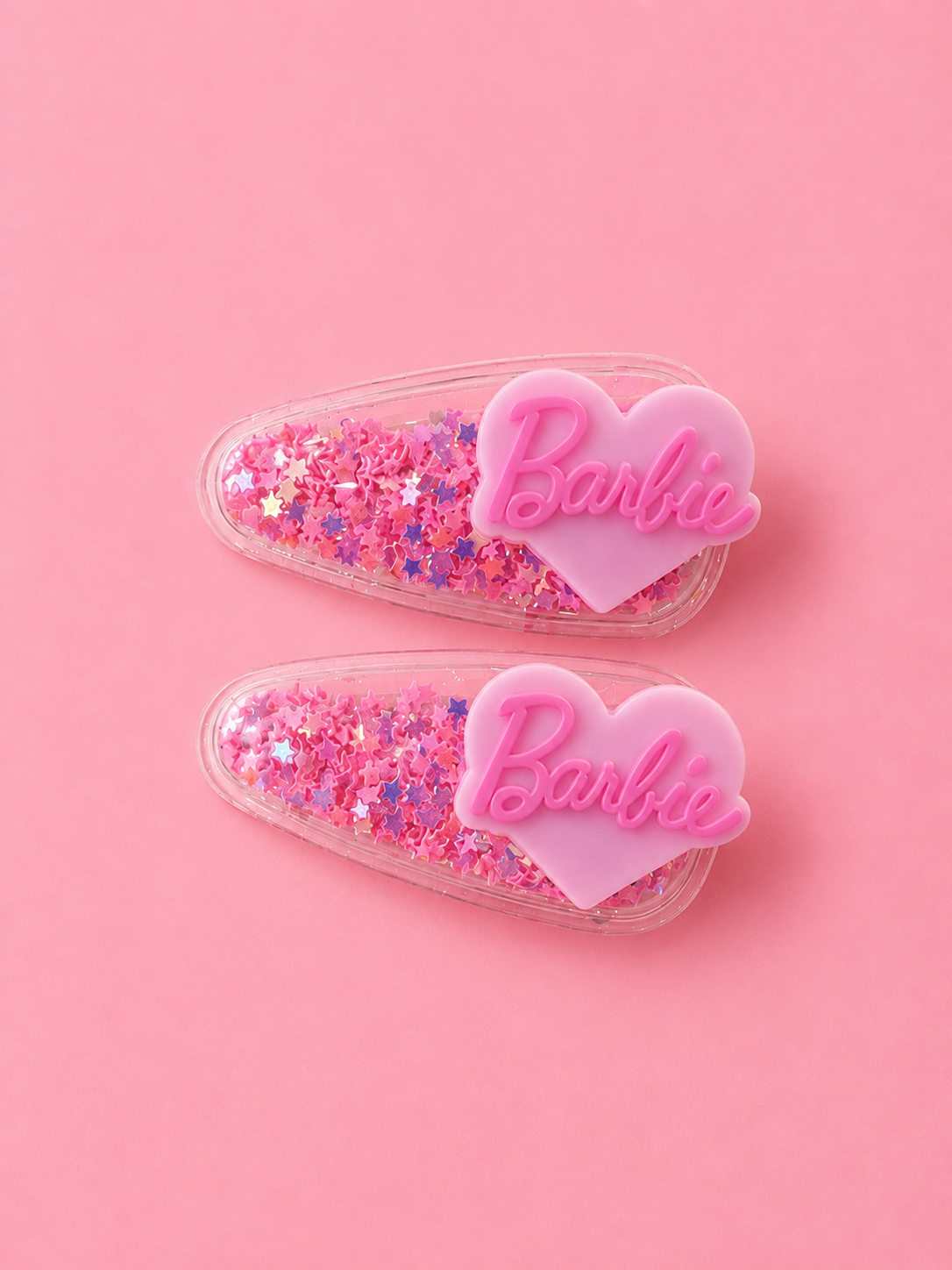 Glitter bow snaps