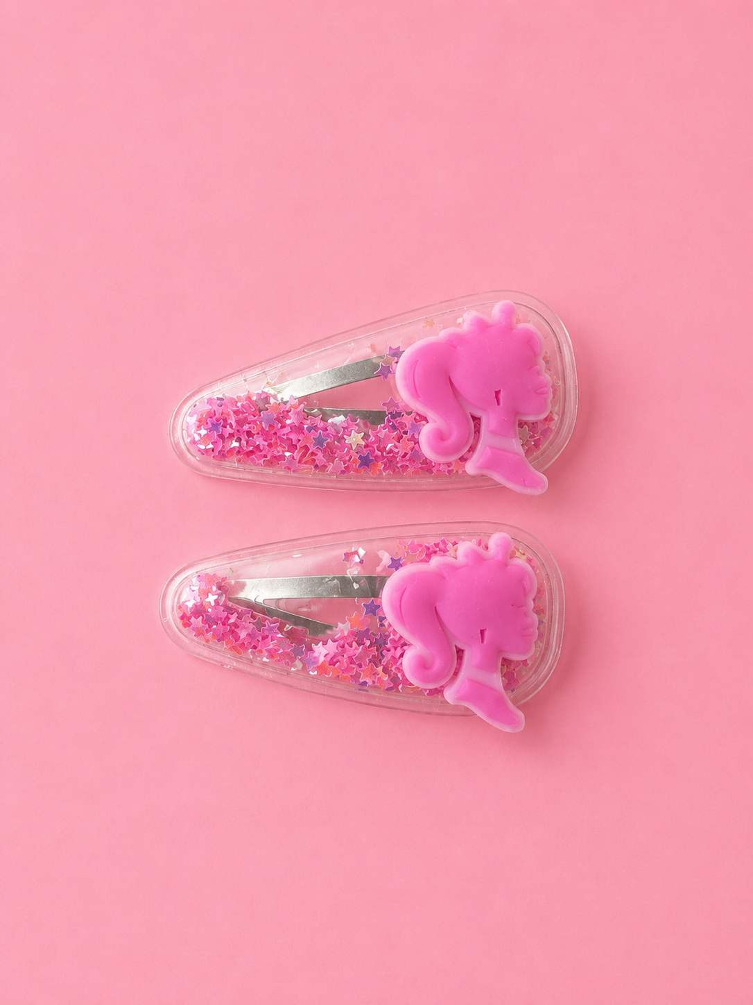 Glitter bow snaps